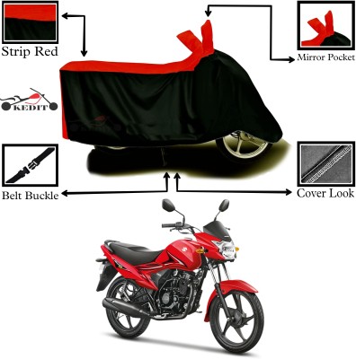 AASHTIK MART Two Wheeler Cover for Suzuki(Hayate EP, Red, Black)