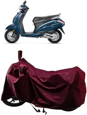 smwzxyu Waterproof Two Wheeler Cover for Honda(Activa, Maroon)