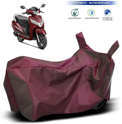 Mdstar Waterproof Two Wheeler Cover for Honda(Activa, Maroon)
