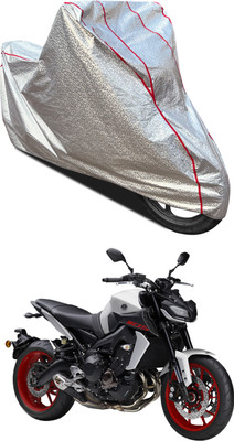 AutoGalaxy Waterproof Two Wheeler Cover for Yamaha(MT 09, Silver)