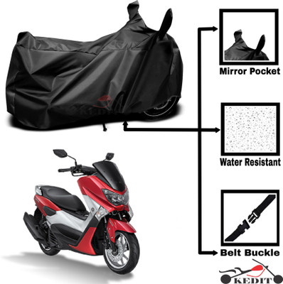 KEDIT Two Wheeler Cover for Yamaha(NMax 155, Black)