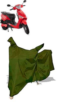 Amexride Two Wheeler Cover for Hero Electric(Electric Optima, Maroon)