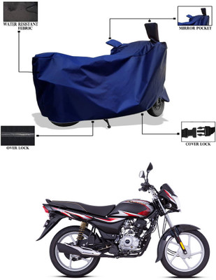 PAGORA Waterproof Two Wheeler Cover for Bajaj(Platina 100 DTS-i, Blue)