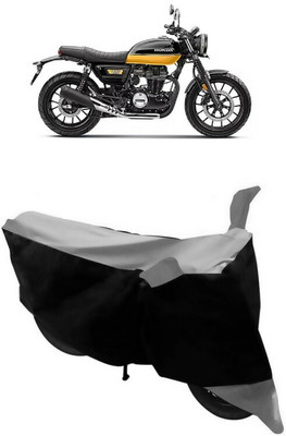 GANPRA Two Wheeler Cover for Honda(CB350RS, Black, Grey)