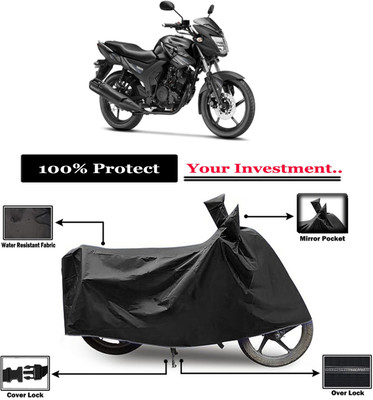Amexride Two Wheeler Cover for Yamaha(SZ RR V2.0, Black)
