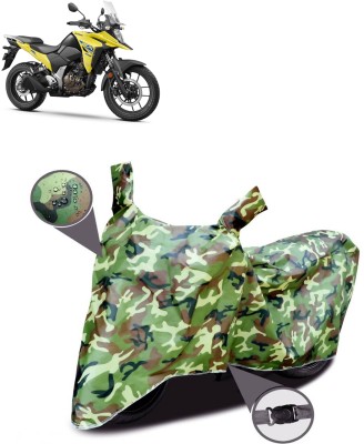 GOSHIV-car and bike accessories Waterproof Two Wheeler Cover for Suzuki(Green)