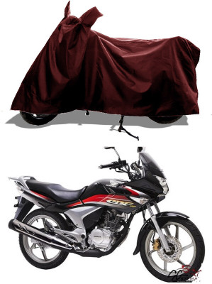GROFATIK Two Wheeler Cover for Honda(CBF150, Maroon)