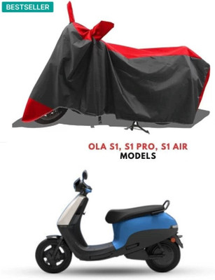 SK AUTO Waterproof Two Wheeler Cover for Ola(Red)