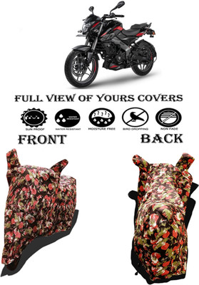 Amexride Two Wheeler Cover for Bajaj(Pulsar 200NS FI BS6, Multicolor)