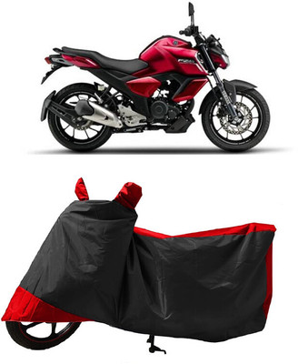 GROFATIK Two Wheeler Cover for Yamaha(FZ-S Fi Version 3.0 BS6, Red)