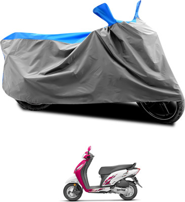 PAGORA Waterproof Two Wheeler Cover for Honda(Activa i, Grey, Blue)