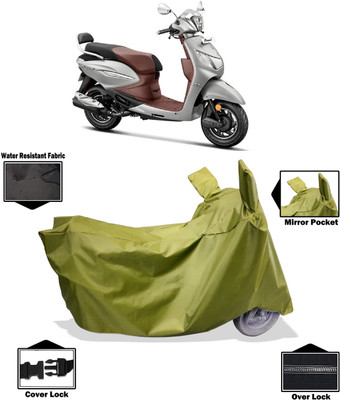 Amexride Two Wheeler Cover for Hero(Pleasure+ 110, Multicolor)