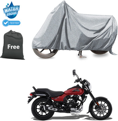 CODOKI Waterproof Two Wheeler Cover for Bajaj(Avenger 150 Street, Silver)