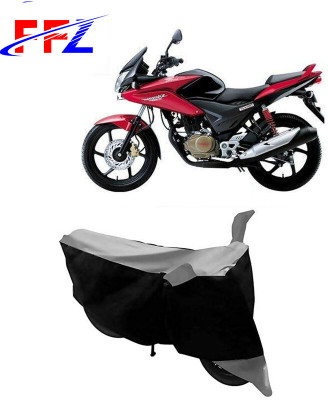 FFZ Waterproof Two Wheeler Cover for Honda(Stunner CBF, Black, Grey)
