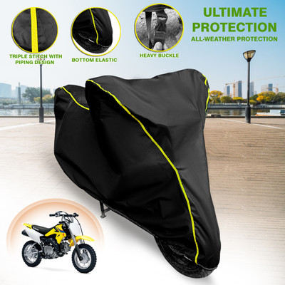GARREGE Waterproof Two Wheeler Cover for Suzuki(DR-Z50, Blue)
