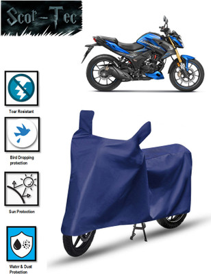 SCOR-TEC Waterproof Two Wheeler Cover for Honda(Hornet 2.0, Blue)