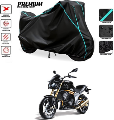 PAGORA Waterproof Two Wheeler Cover for Mahindra(Mojo, Black)