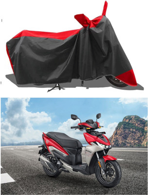 Mdstar Waterproof Two Wheeler Cover for Hero(Scooty, Red, Black)