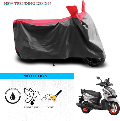 ANTHUB Waterproof Two Wheeler Cover for Yamaha(RayZR 125, Grey, Red)