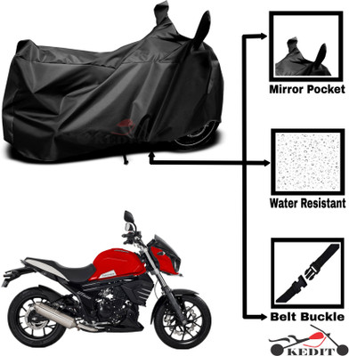 KEDIT Two Wheeler Cover for Universal For Bike(MOJO XT 300, Black)