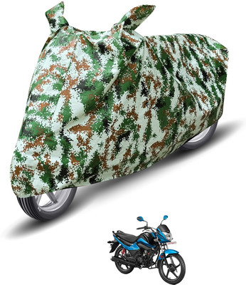 MOCKHE Waterproof Two Wheeler Cover for Hero(Splendor I Smart, Green)