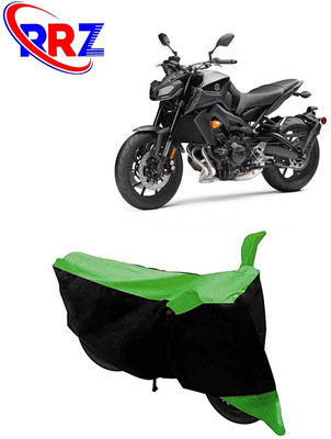 RRZ Waterproof Two Wheeler Cover for Yamaha(MT-09, Black, Green)