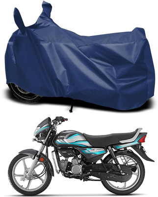DeepShakshi AUTOMOTIVE Waterproof Two Wheeler Cover for Hero(HF Deluxe, Blue)