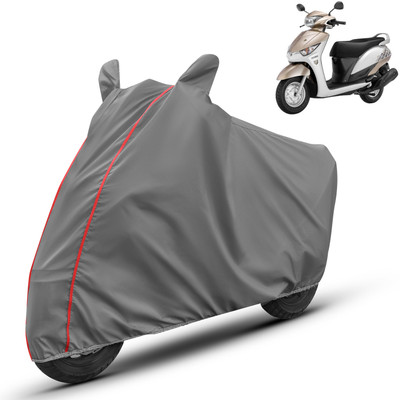 AUTOMOZEXO Waterproof Two Wheeler Cover for Yamaha(Alpha, Grey)