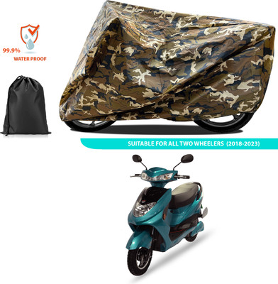 GOSHIV-car and bike accessories Waterproof Two Wheeler Cover for Okinawa(R30 electric scooter, Yellow)