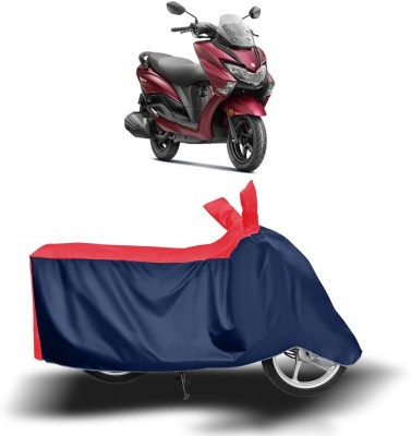 Mdstar Waterproof Two Wheeler Cover for Suzuki(Burgman Street, Red, Blue)