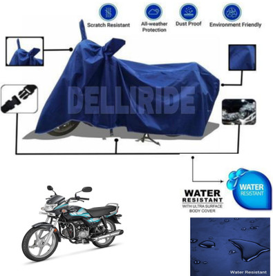 TPNYKR Waterproof Two Wheeler Cover for Hero(HF Deluxe, Blue)