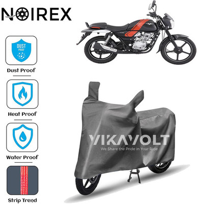 NOIREX Two Wheeler Cover for Bajaj(V12, Grey)