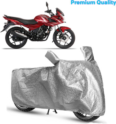 OSOMO Waterproof Two Wheeler Cover for Bajaj(Discover 150 f, Silver)