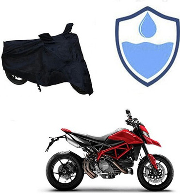 DeepShakshi AUTOMOTIVE Waterproof Two Wheeler Cover for Ducati(Hyperstrada, Black)