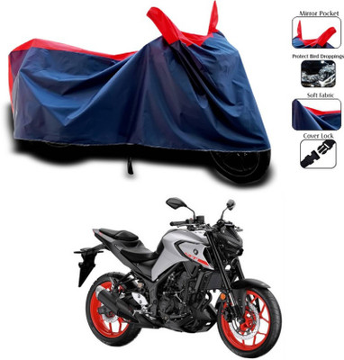 AASHTIK MART Two Wheeler Cover for Yamaha(MT 09 BS6, Red)