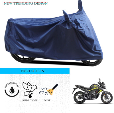 ANTHUB Waterproof Two Wheeler Cover for Honda(CB Hornet 160R, Blue)