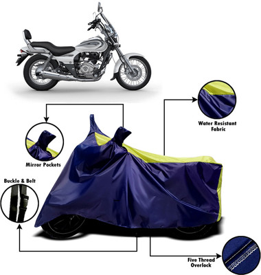 AUCTIMO Two Wheeler Cover for Bajaj(Avenger 220 DTS-i, Multicolor)
