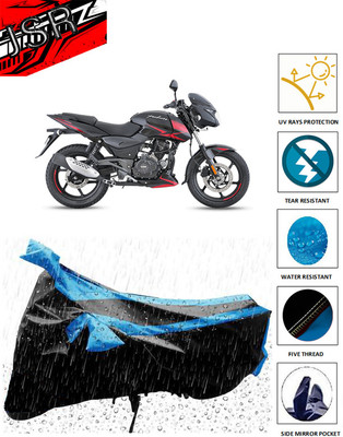 J S R Waterproof Two Wheeler Cover for Bajaj(Pulsar 180, Blue)