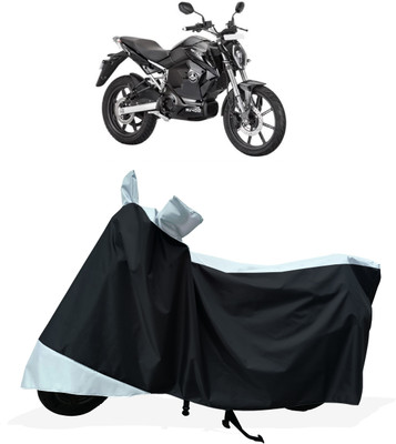 Tricway Two Wheeler Cover for Revolt(Motors RV 400, White)