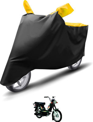 Caronix Waterproof Two Wheeler Cover for Kinetic(Luna, Yellow)