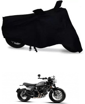 DeepShakshi AUTOMOTIVE Waterproof Two Wheeler Cover for Ducati(Scrambler, Black)