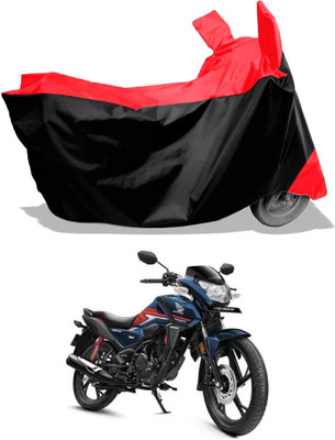 Amexride Two Wheeler Cover for Honda(SP125, Black, Red)
