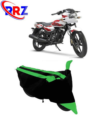 RRZ Waterproof Two Wheeler Cover for TVS(Phoenix 125, Black, Green)