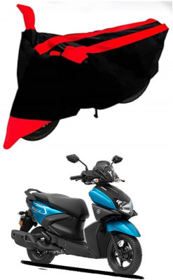 AutoGalaxy Waterproof Two Wheeler Cover for Yamaha(Ray-ZR 125FI, Red, Black)