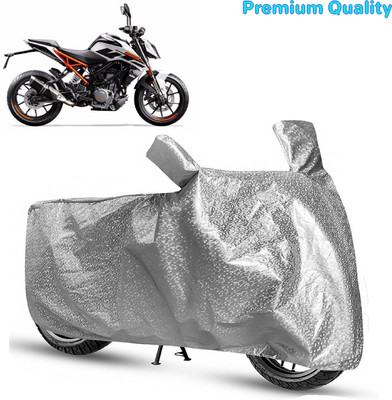 LifoDora Waterproof Two Wheeler Cover for KTM(250 Duke, Silver)