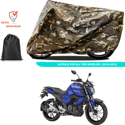 PAGORA Waterproof Two Wheeler Cover for Yamaha(FZ-25, Yellow)