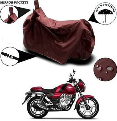 smwzxyu Waterproof Two Wheeler Cover for Bajaj(V15, Maroon)