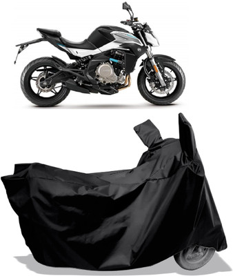 Amexride Two Wheeler Cover for CFMoto(650 NK BS6, Black)
