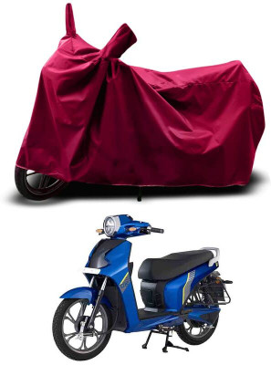 KEDIT Two Wheeler Cover for Bgauss(Maroon)
