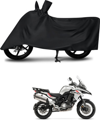 DeepShakshi AUTOMOTIVE Waterproof Two Wheeler Cover for Benelli(TRK 502, Black)